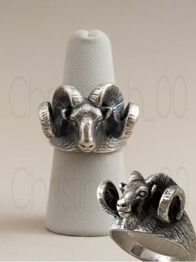 ULTRA rare James Avery ram rams head mount Aries